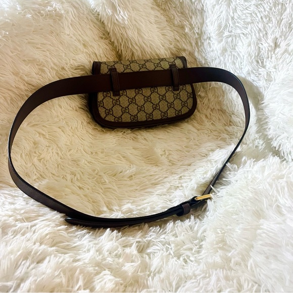 Gucci Blondie GG Supreme Canvas Leather Logo Belt | Sling Bag | NWT - Picture 11 of 16